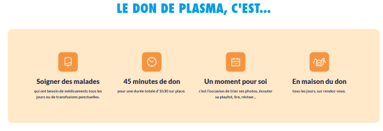 Donnez votre plasma, le traitement est en vous.